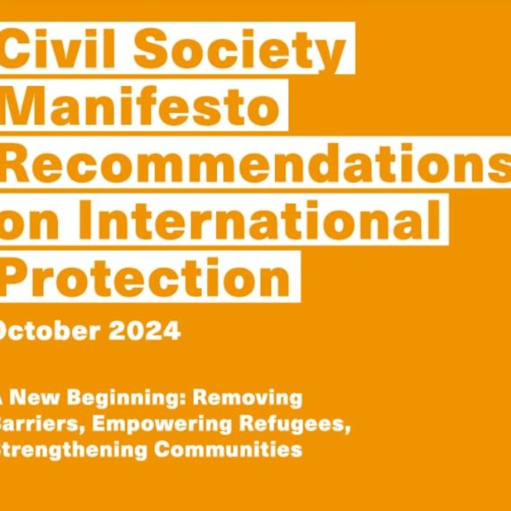 Civil society coalition launches election manifesto recommendations calling for protection of the rights and dignity of refugees and people seeking asylum